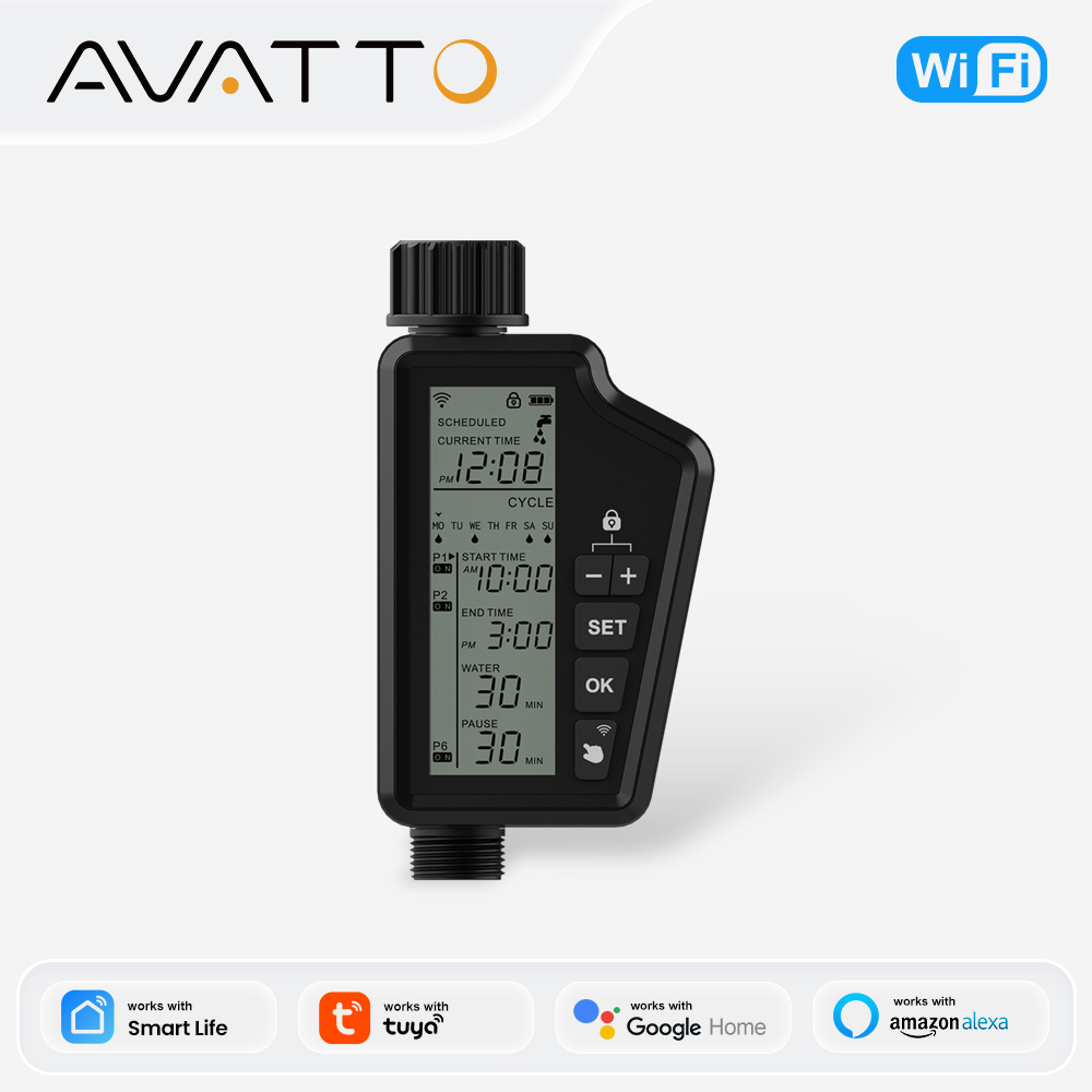 Smart Garden Products - AVATTO Tuya WIFI Temporizador de riego