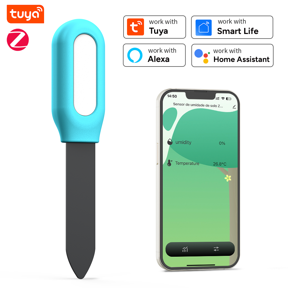 Smart Garden Products - Sensor de suelo Tuya Zigbee, Detector