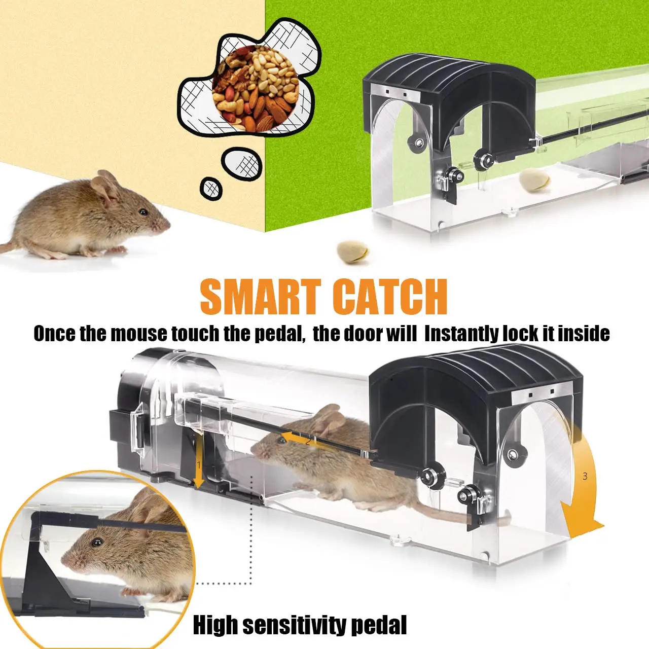 Trampa para roedores de plásti - Smart Garden Products reseña y precio