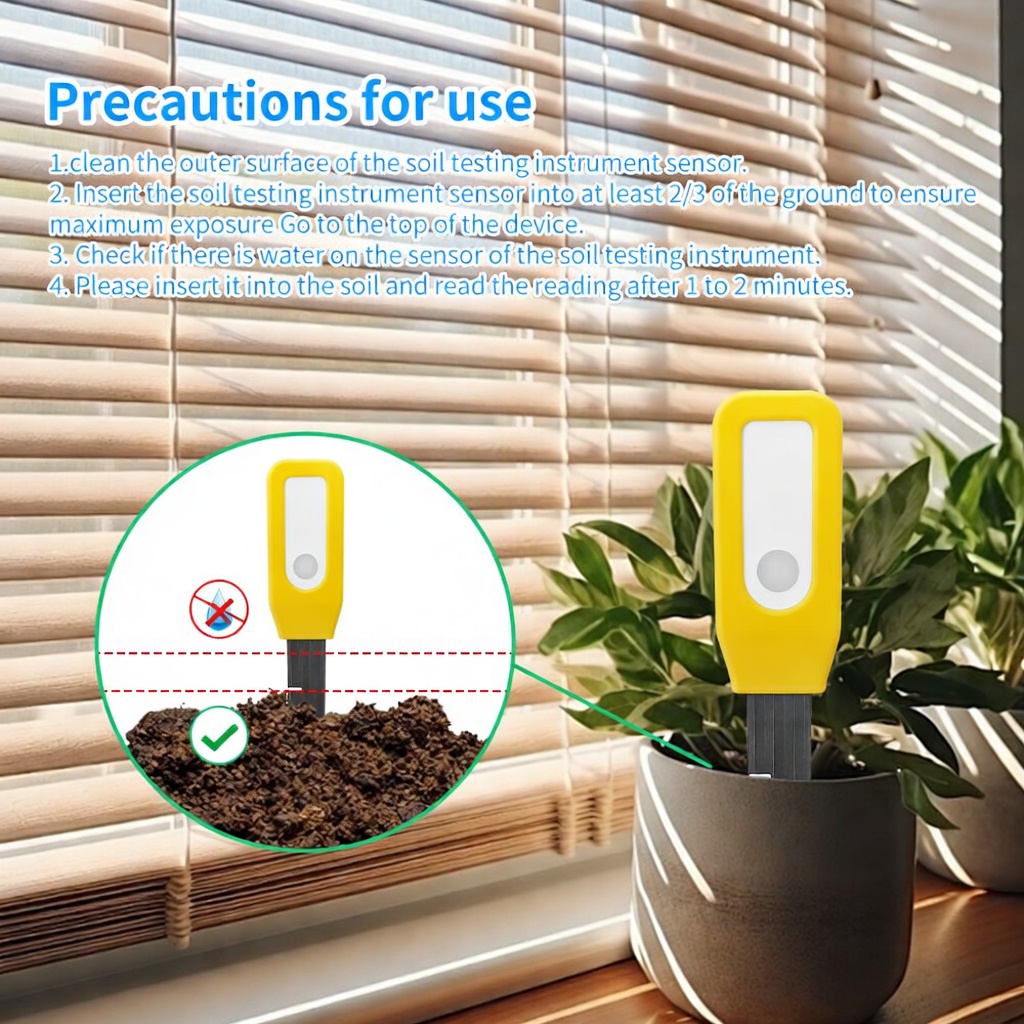 Monitor de Suelo WiFi Tuya, Se - Smart Garden Products reseña y precio