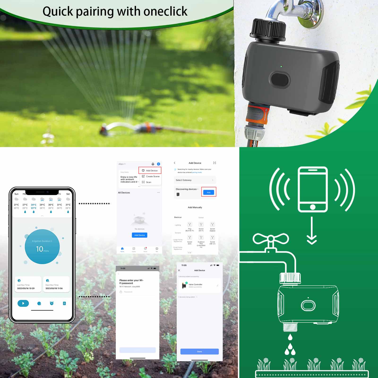 Temporizador de riego automáti - Smart Garden Products reseña y precio