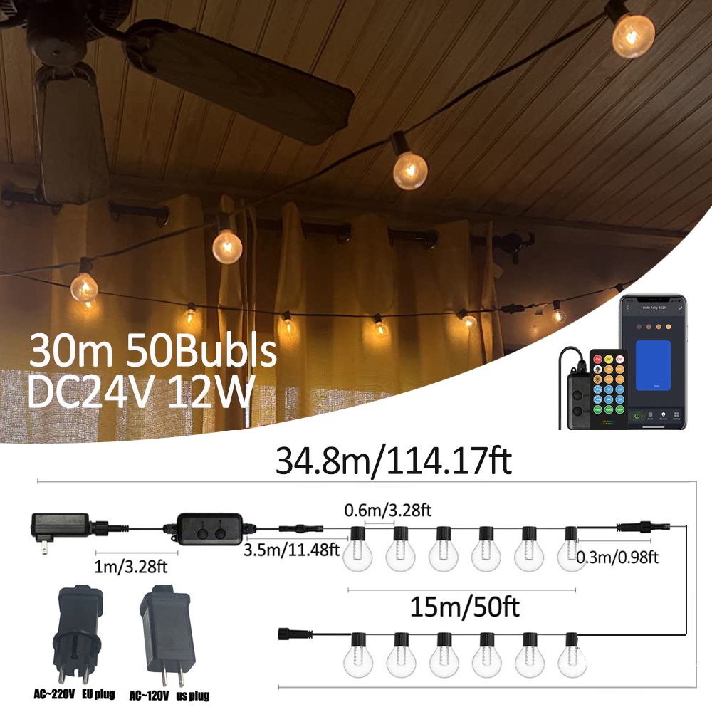 Luces LED Inteligentes G40 par - Smart Garden Diy reseña y precio
