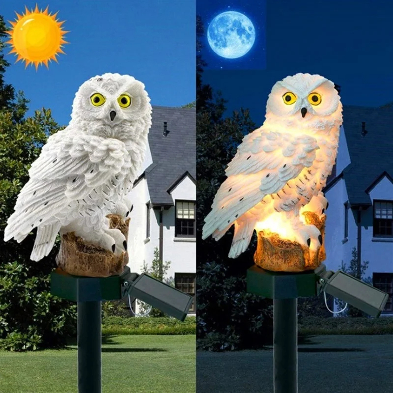 Lámpara Solar con Forma de Búh - Smart Garden Ornaments reseña y precio