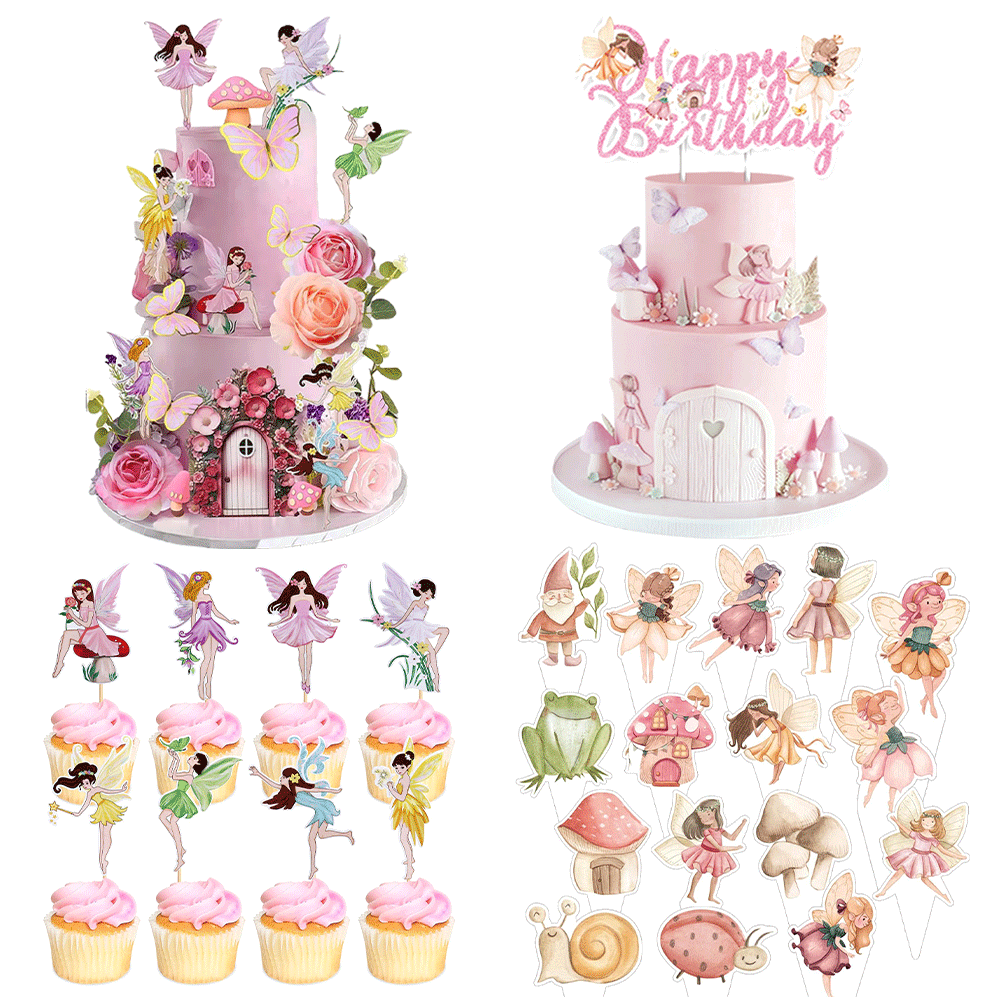Decoración de pastel de hadas, - Smart Garden Diy reseña y precio